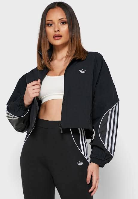 adidas originals usa track jacket|adidas originals cropped track jacket.